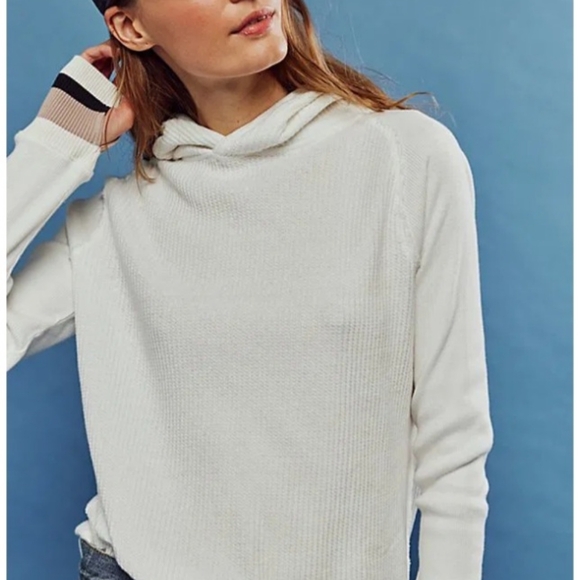 NWT Free People We The Free Super Natural Thermal Hoodie Top - Picture 1 of 9